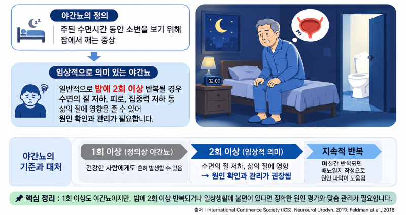 야간뇨 정의와 야간뇨 영양제 고르는 방법