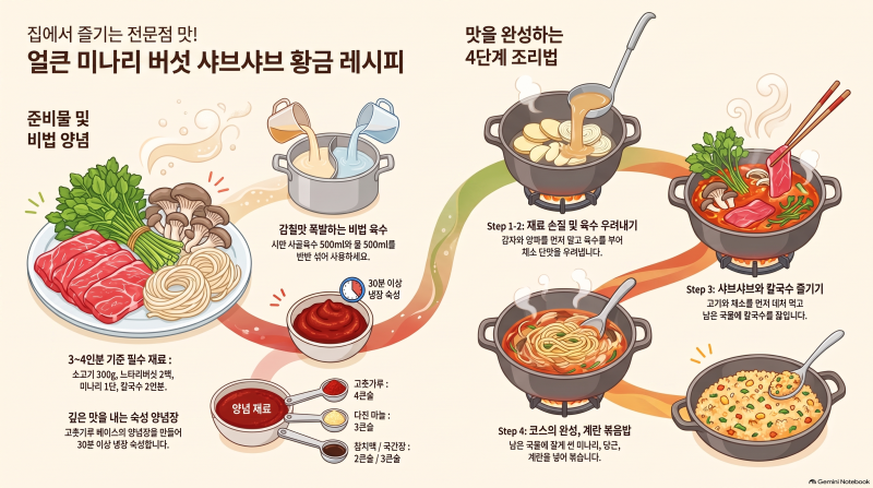 등촌칼국수 레시피