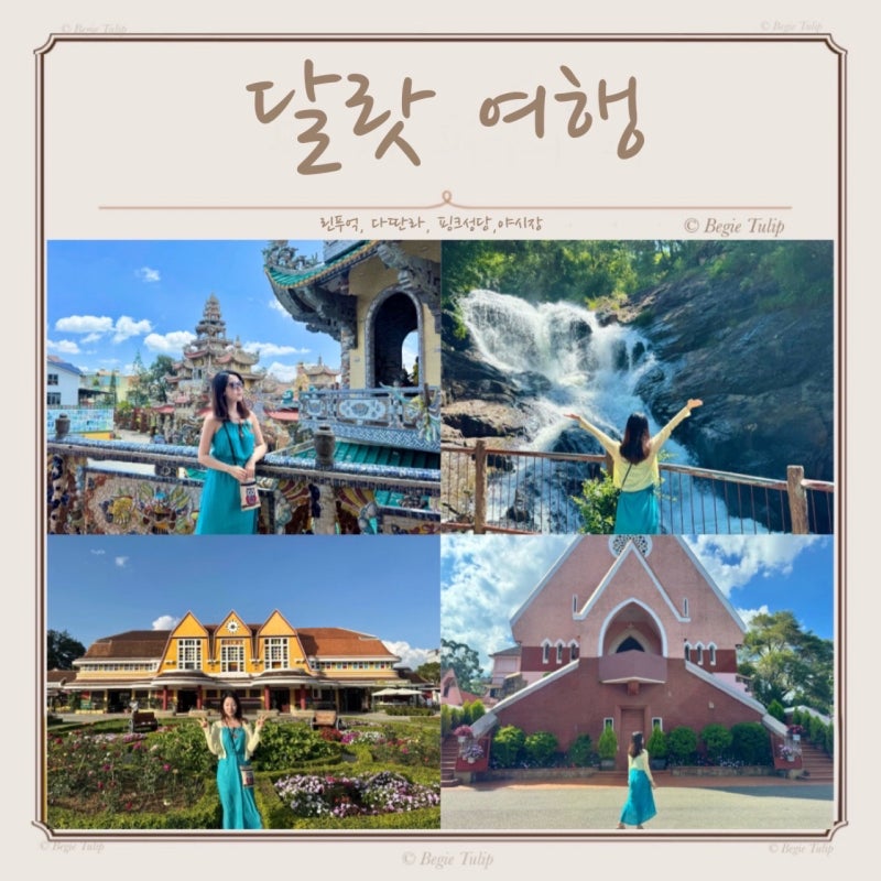 나트랑 달랏 당일투어 한국인가이드로 인생샷 건짐