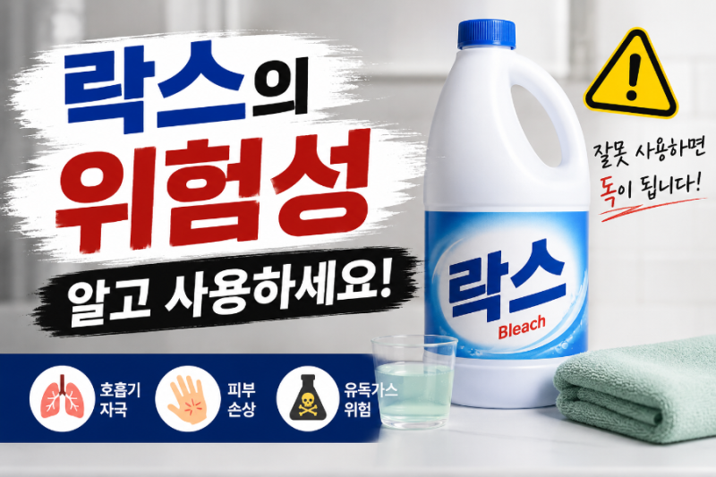 곰팡이 청소에는 역시 락스! 효과 최강 락스 사용법과 주의사항