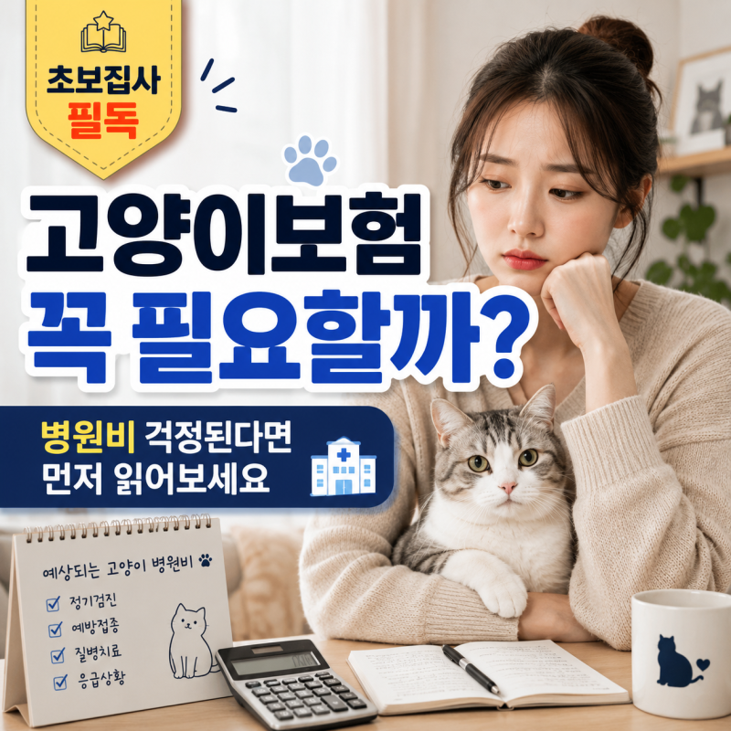 고양이보험 꼭 필요할까? 병원비 걱정된다면 먼저 읽어보세요