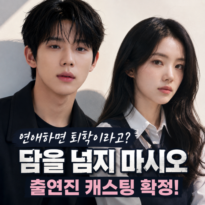 "연애하면 퇴학이라고?" 문상민 신시아 담을 넘지 마시오 출연진 줄거리