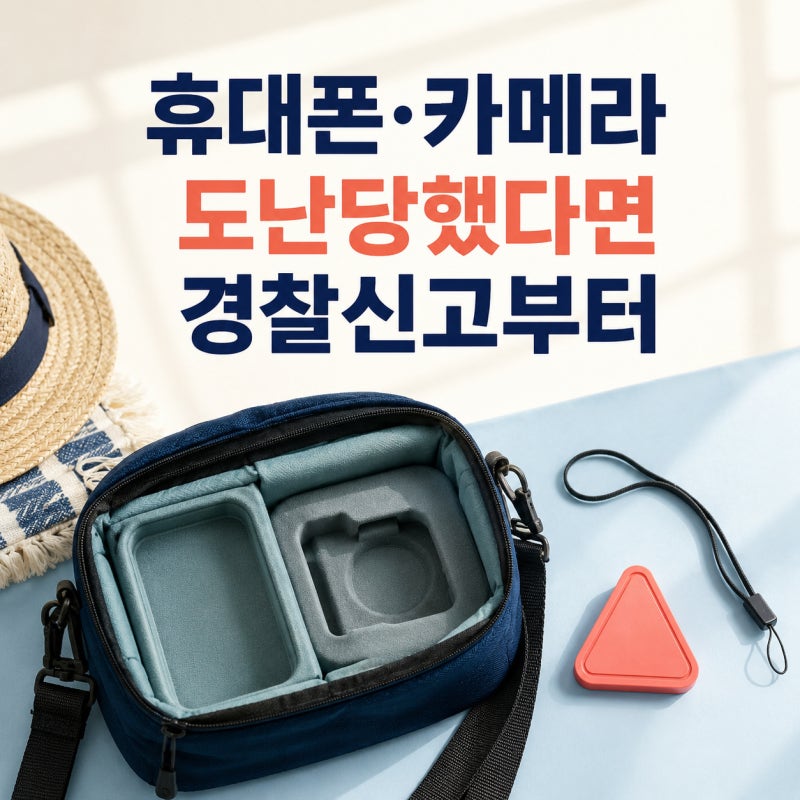 여행 중 휴대폰이나 카메라를 도난당했다면｜여행자보험 휴대품손해 보상과 현지 경찰신고