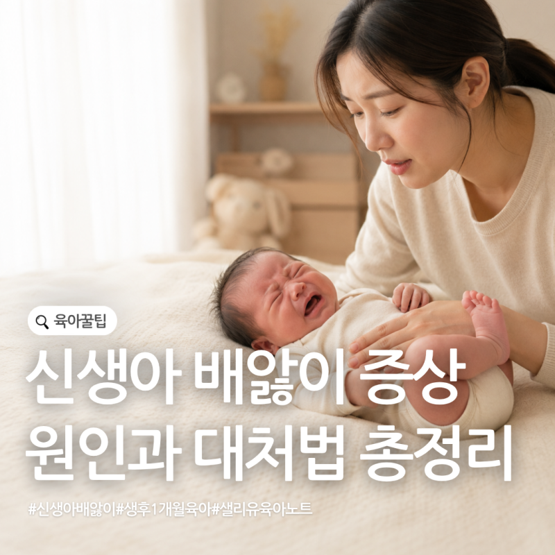 신생아 배앓이 증상, 언제부터 언제까지? 원인과 대처법 총정리