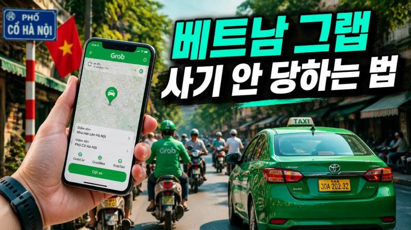 베트남 그랩 사기 안 당하는 법 + 카드 등록·카카오T 연동까지