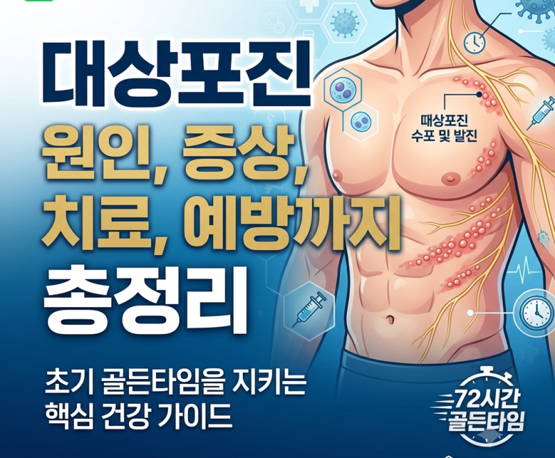 대상포진 원인과 초기증상부터 발생 부위, 치료법, 예방접종까지 총정리