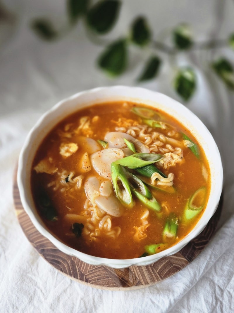 떡라면 끓이는 법 냉동 떡국떡 해동하는 법 꼬들꼬들 떡라면 레시피