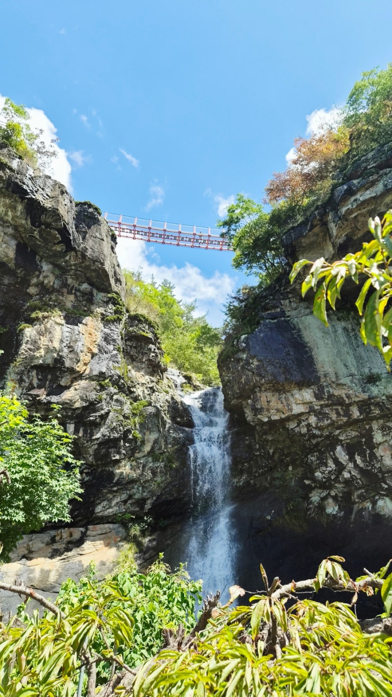 Gujeolsan Waterfall Hermitage in Goseong, Gyeongnam, Visited After the Rain