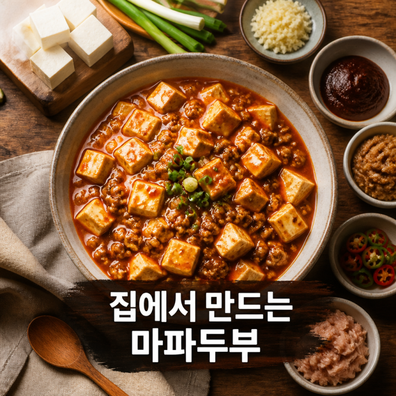 집에서 만드는 마파두부 레시피 두반장 없이도 실패 없는 요리법