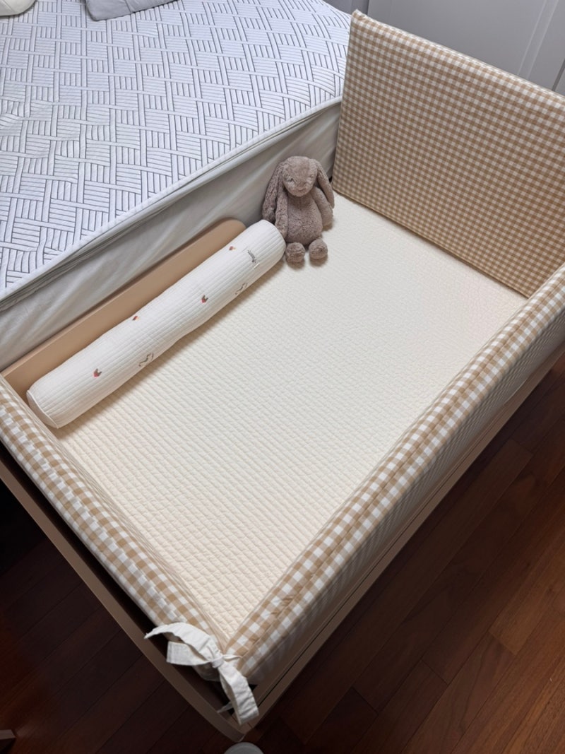 리바트 꼼므 침대에 쁘띠마레 침대가드 설치한 후기