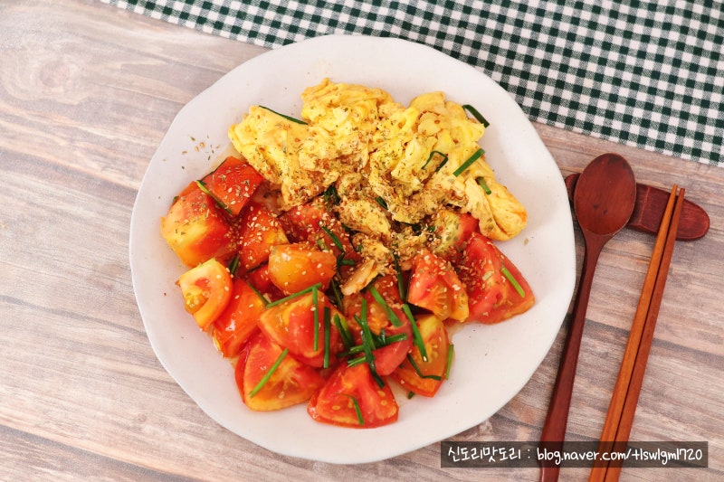 토마토 달걀볶음 레시피 다이어트 토달볶 토마토 계란볶음 간단한 계란요리