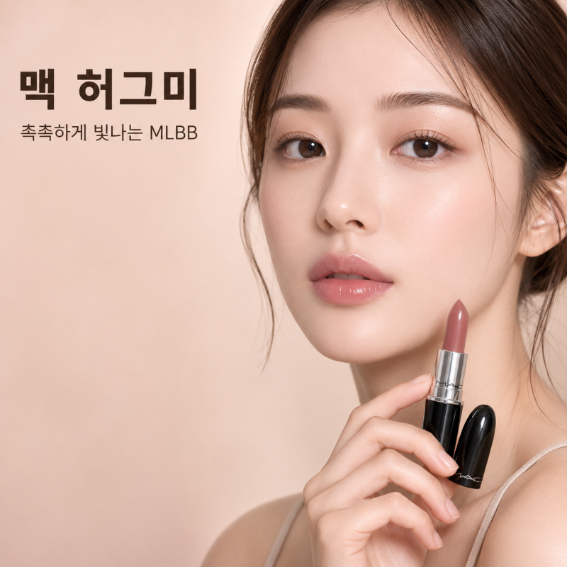 MAC맥 허그미 508 발색, 웜톤·쿨톤별 촉촉한 MLBB 립스틱 추천