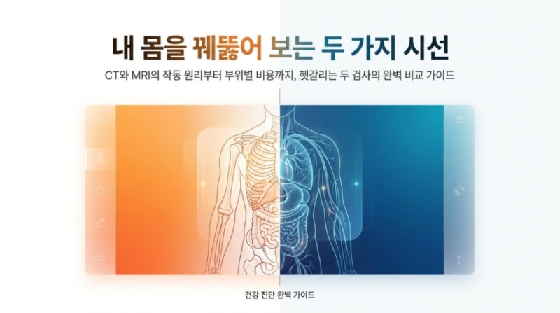 CT, MRI 비교