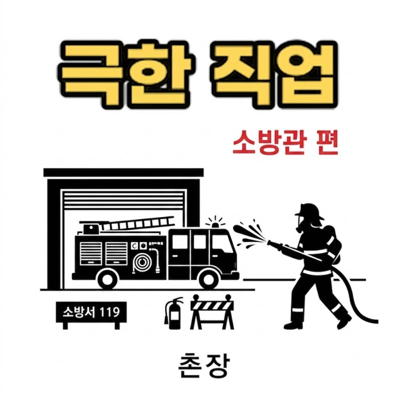 극한 직업 – 소방관 편 ( 계급, 월급, 되는 법, 시험, 기출문제집, 채용절차, 특채...)
