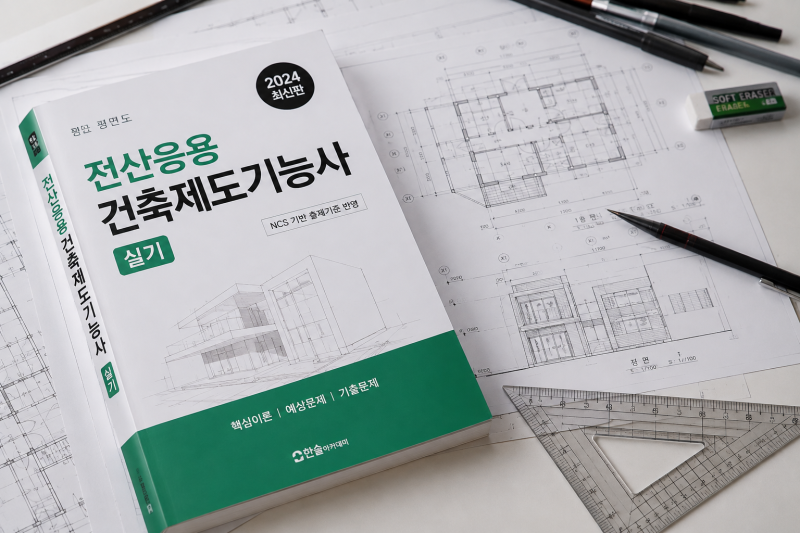 전산응용건축제도기능사 시험 총정리, 필기·실기·포트폴리오·취업까지