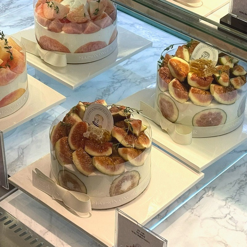 부산 서면 케이크: 롯데백화점 메종원스이어 부산본점/딸기&무화과 케이크 맛집