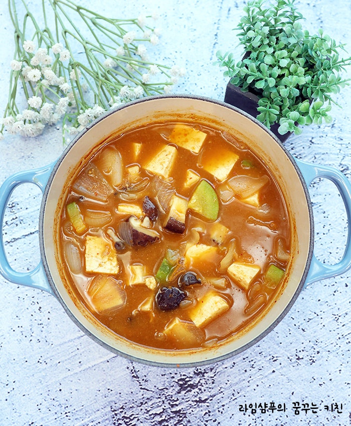 고깃집 된장찌개 레시피 끓이는법 재료 간단 캠핑요리 추천