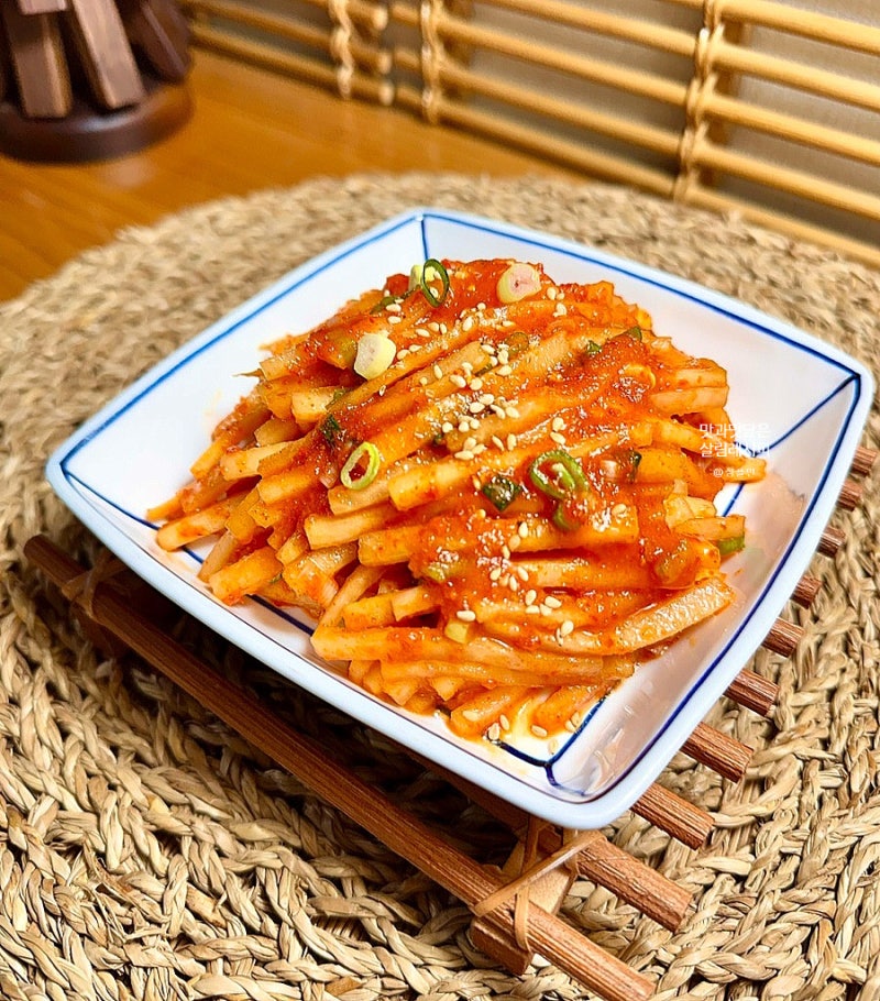 간단 무생채 만드는 법 여름무생채 황금레시피