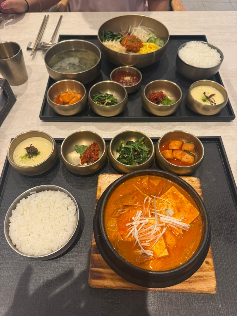인천공항 2터미널 맛집 추천 자연 한식당 워커힐 김치찌개 비빔밥 존맛