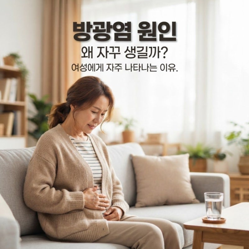 방광염 원인, 왜 자꾸 생길까? 여성에게 자주 나타나는 이유는?