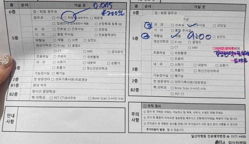 일산차병원 갑상선암 수술 후 1년 후 외래 진료 후기