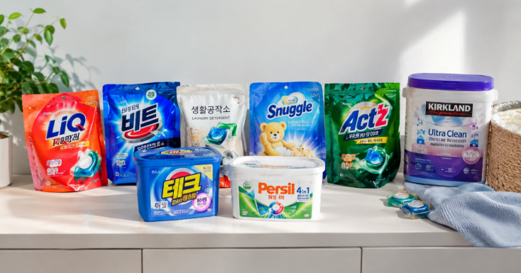 26년 8월 한국소비자원 캡슐 세제 8제품 비교 실험
