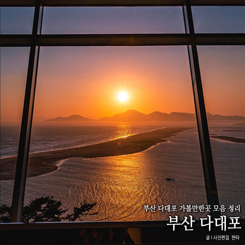 부산 다대포 가볼만한곳 추천 몰운대 다대포 해수욕장 아미산 전망대