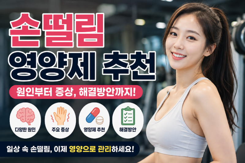 손떨림 영양제 추천과 다양한 증상, 원인까지 해결방안