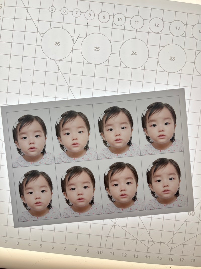 시흥 능곡동 여권사진, 돌 아기도 편하게 찍어준 스튜디오 영화