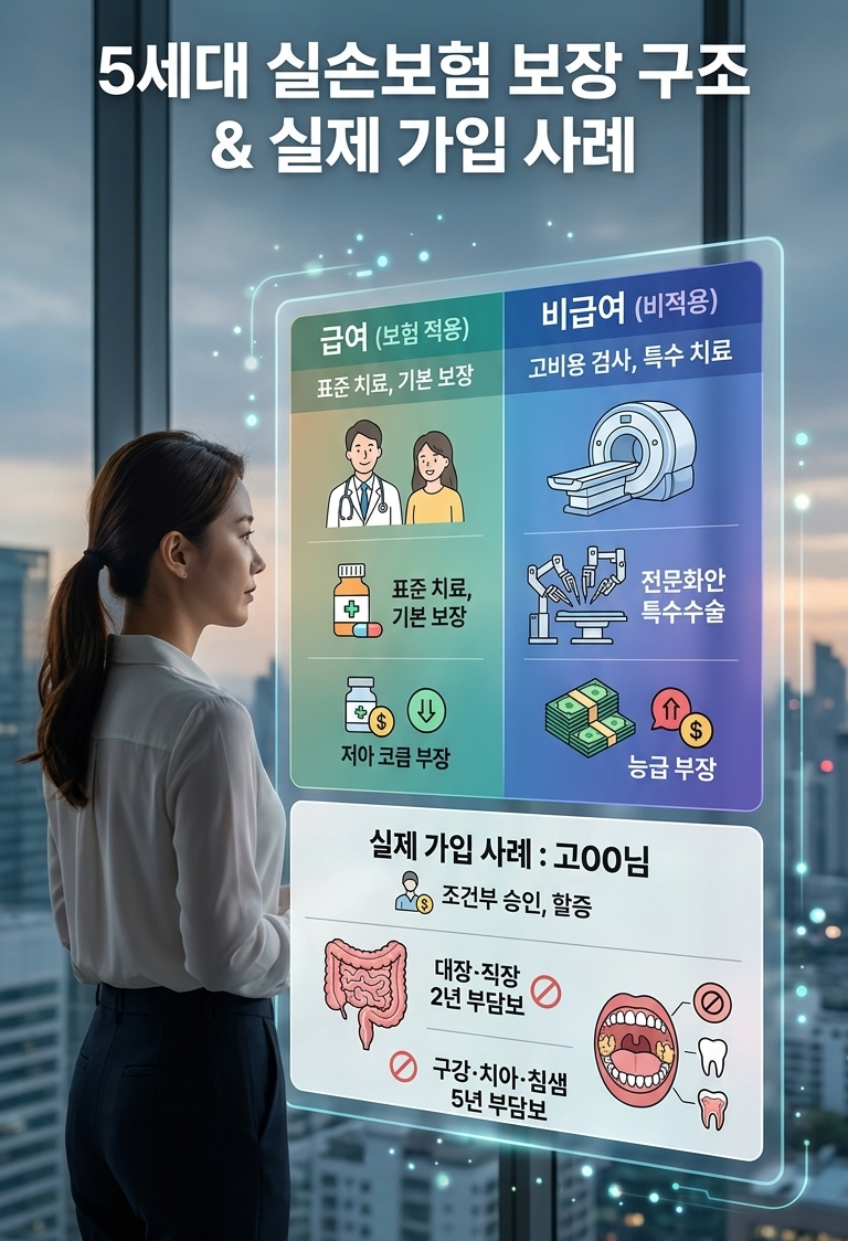 5세대 실손보험 구조 분석과 4가지 보장 사례 정리