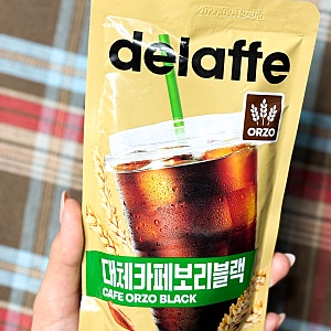 CU 편의점 디카페인 커피 델라페 대체카페보리블랙 오르조커피