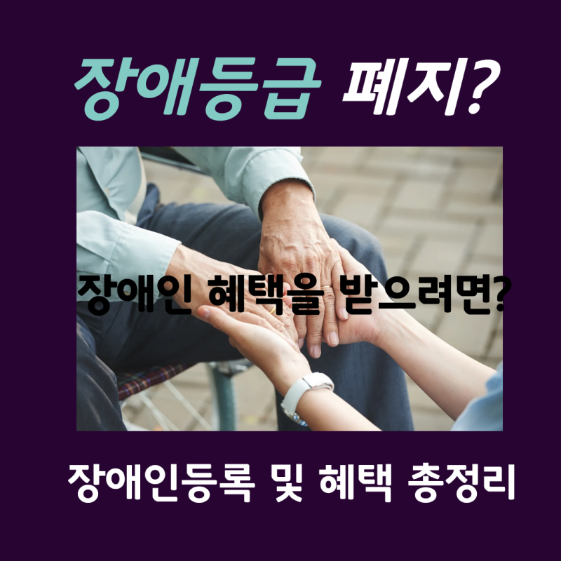[장애의 정도가 심한 장애인 / 심하지 않은 장애인] 1편, 장애등급 폐지 후 어떻게 바뀌었을까....