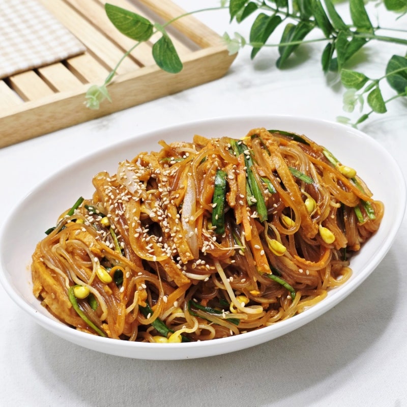 매운 콩나물잡채 만들기, 아삭한 콩나물로 입맛 살리는 매콤잡채