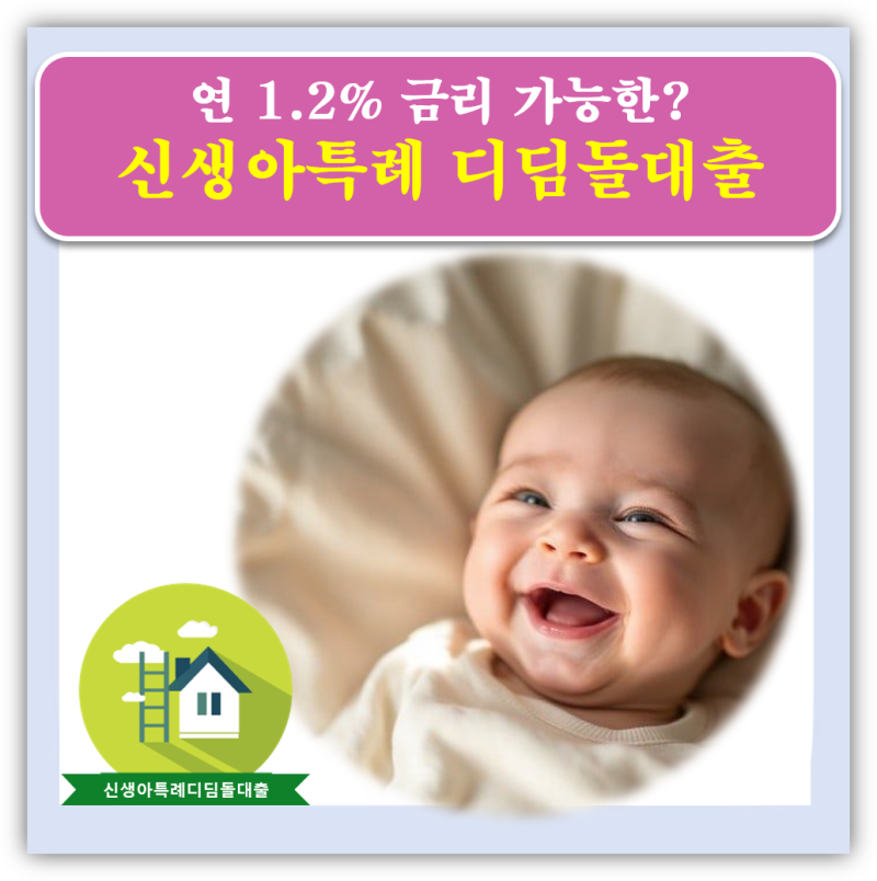 신생아특례 디딤돌대출 금리 1.2%까지 가능? 조건·한도·서류·방공제 신청순서