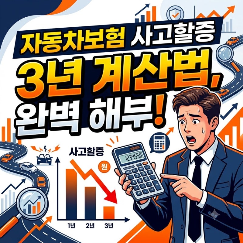 자동차보험 사고할증 3년 계산법, 완벽 해부!