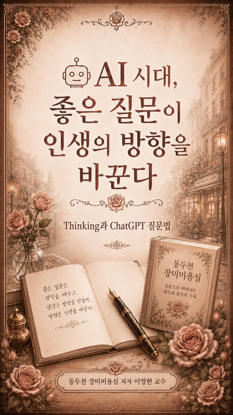EP-08.AI바라본 AI 시대 『동두천 장미미용실』 저자 이영현 교수의 , 좋은 질문이 인생의 방....