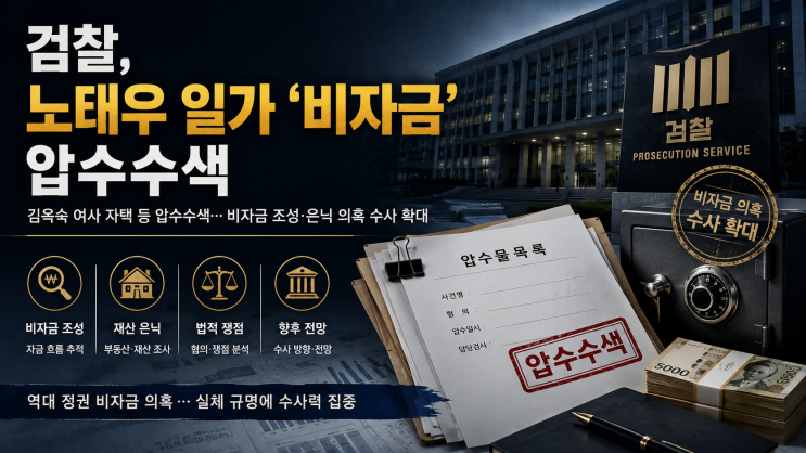 <b>노태우 비자금 압수수색</b>, 지금 왜 다시 불거졌나요