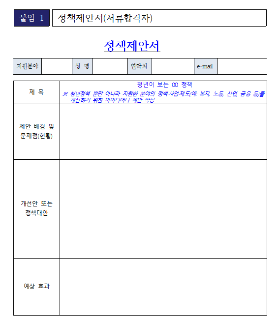 고용노동부 인턴이 알려주는 공공기관 청년인턴 정책제안서 작성법, 면접 복장 준비까지 총....