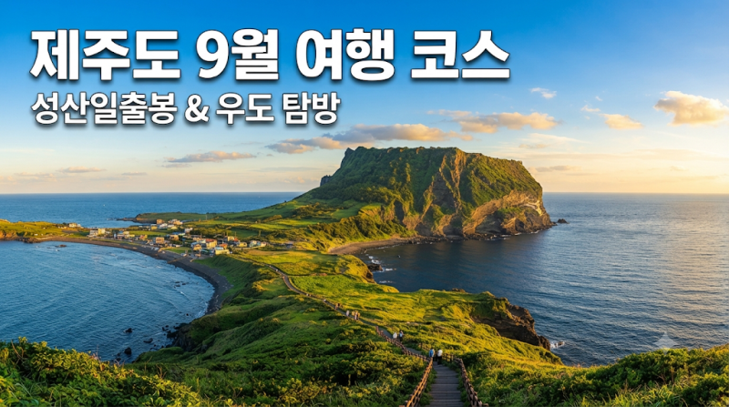 제주도 9월 여행 코스 — 태풍·혼잡 피하고 제대로 즐기는 3박4일 2026