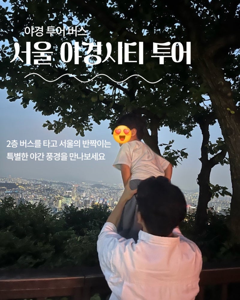 아이와 함께 서울 야경투어｜서울 시티투어버스 야간코스 후기