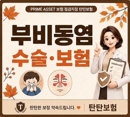 가을철 비염인 줄 알았는데 부비동염? 축농증 증상부터 수술·보험까지 알아보기