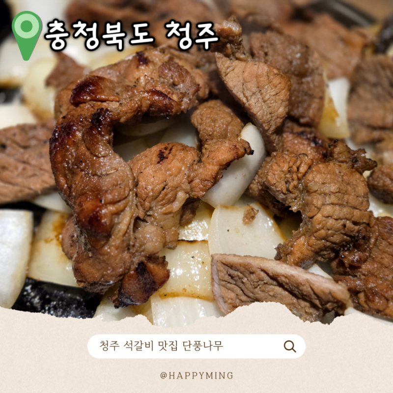 청주 석갈비 맛집 단풍나무 가족외식으로 좋은 청주 갈비집