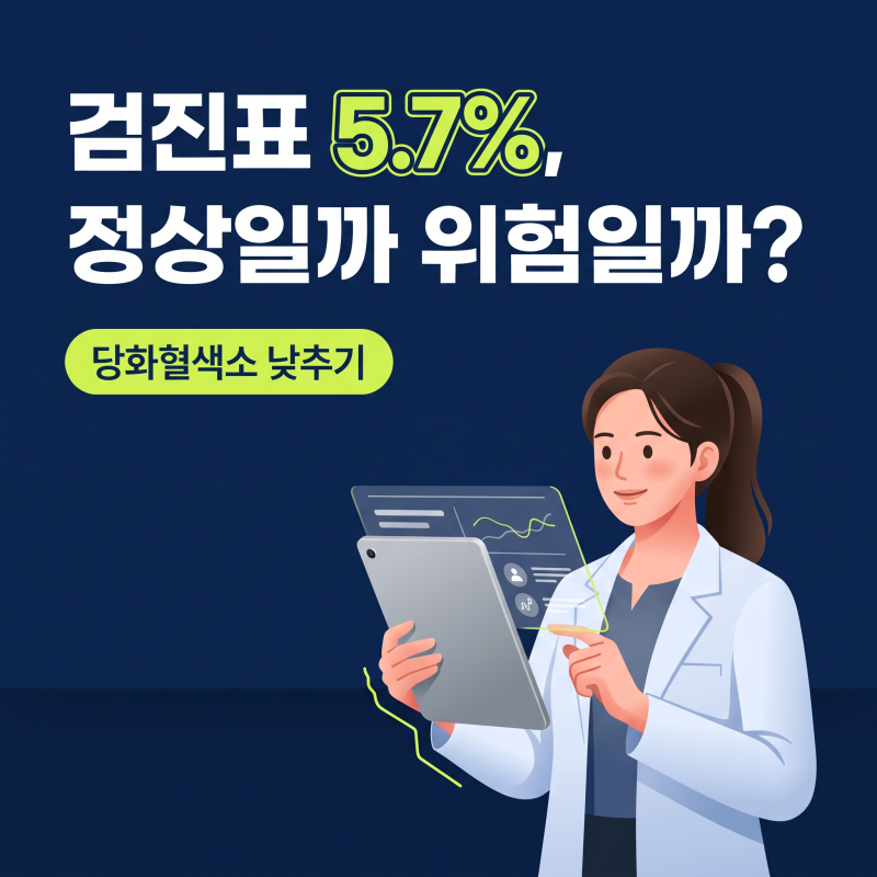 당화혈색소낮추기, 공복혈당만 보고 넘기면 안 되는 이유