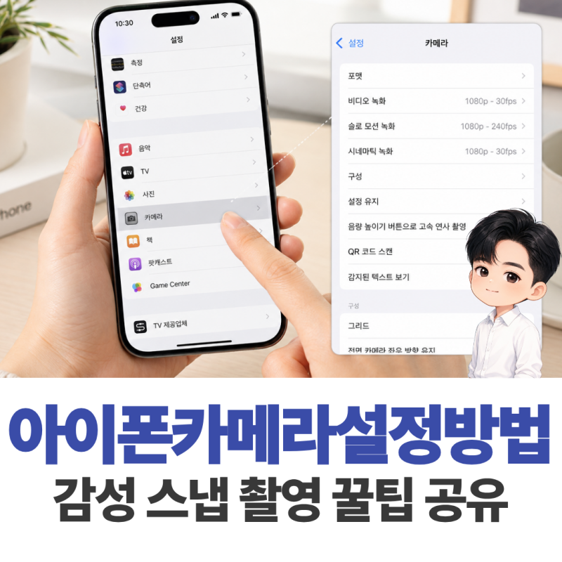비싼 아이폰으로 똥손 소리 듣는다면? 감성 스냅 만드는 아이폰 카메라 추천 설정법
