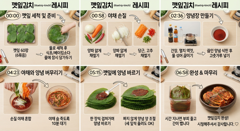 밥도둑의 끝판왕, 실패 없는 '깻잎김치' 황금 레시피의 모든 것!
