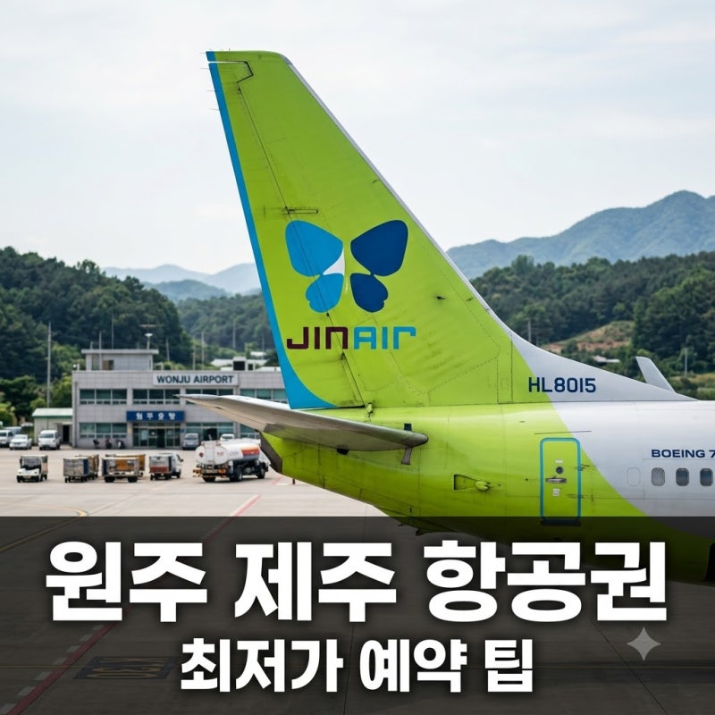 "김포까지 왜 가?" 제주원주항공권 4만원대 실화.. 알고 보니 이런 꿀팁이?