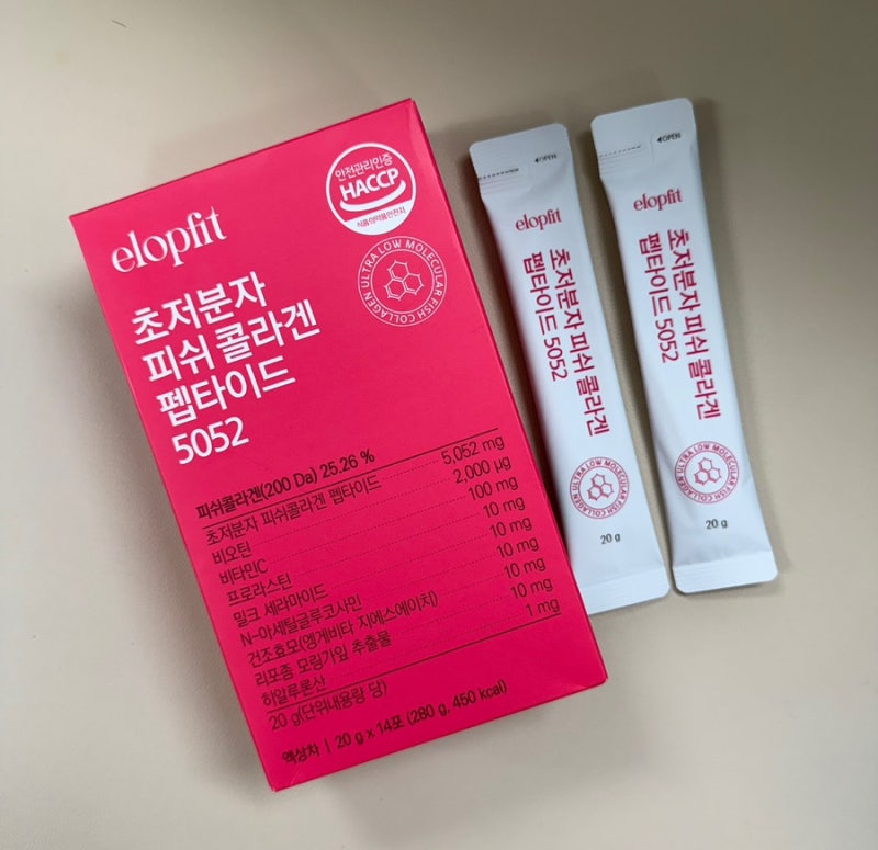 [리뷰] 맛있는 이롭핏 초저분자 피쉬콜라겐 펩타이드 5052mg 솔직 후기