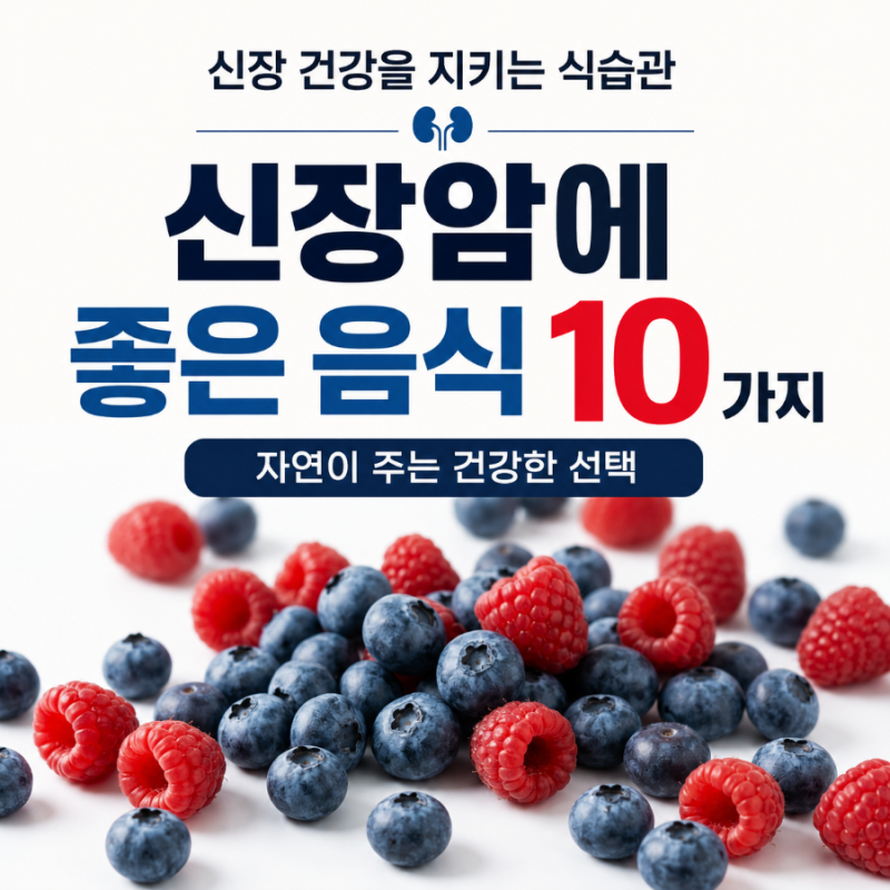 [신장 건강] 신장암에 좋은 음식 10가지 & 섭취 꿀팁 총정리