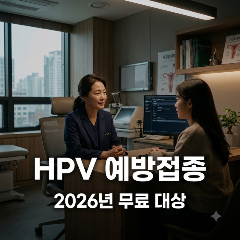 HPV 예방접종 2026년 무료 지원 대상 및 가다실 9가 가격 총정리