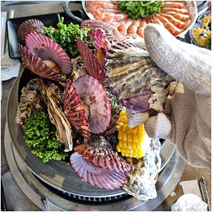 광안리 야장 감성 무한리필 조개구이 <조개남바완>